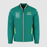 Aston Martin F1 2025 Team Bomber Jacket - Green