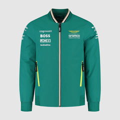 Aston Martin F1 2025 Team Bomber Jacket - Green