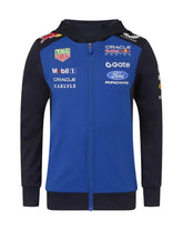 Red Bull Racing F1 Kid's 2026 Team Full Zip Hoodie- Youth Blue/Navy