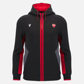 Ducati x Macron Men's Warmup Zip Up Hoodie - Black