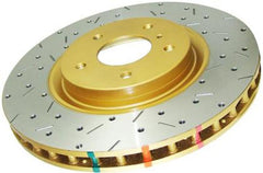 DBA 04-17 Subaru WRX STi Rear Cross Drilled & Slotted 4000 XS Series Rotor