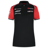 Haas Racing F1 2025 Women's Team Fitted Polo Shirt - Black