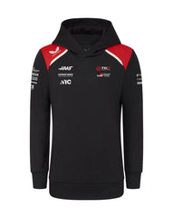 Haas Racing F1 2026 Kids Team Pullover Hoodie - Youth Black