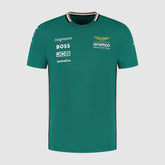 Aston Martin F1 2025 Kids Team T-Shirt - Youth Green