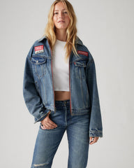 McLaren F1 x Levis Heritage Trucker Jacket - Medium Indigo