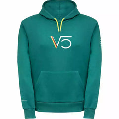 Aston Martin F1 Sebastian Vettel Hoodie - Black/Green