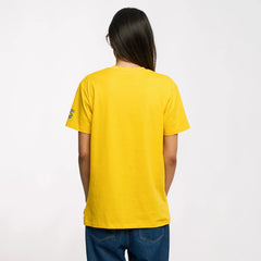 Ayrton Senna F1 Sao Paulo Circuit Graphic T-Shirt - Yellow