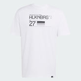 Audi Formula One Men's Team Nico Hulkenberg Graphic T-Shirt - White