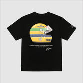 Ayrton Senna F1 x Tag Heuer Badge T-Shirt - White/Black