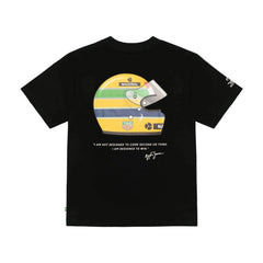 Ayrton Senna F1 x Tag Heuer Badge T-Shirt - White/Black