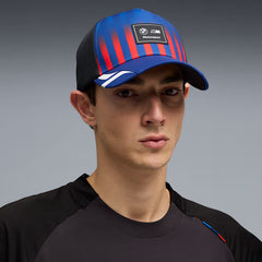 BMW Motorsports Puma Lifestyle Trucker Hat - Black/Blue