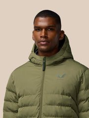 Castore Men's Mainline Essential Lightweight Wadded Jacket - Ivy Green