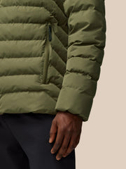 Castore Men's Mainline Essential Lightweight Wadded Jacket - Ivy Green
