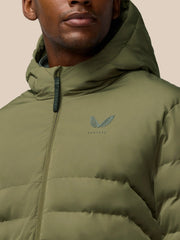Castore Men's Mainline Essential Lightweight Wadded Jacket - Ivy Green