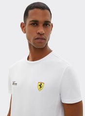 Scuderia Ferrari Hypercar Le Mans Men's Under T-Shirt - White/Black