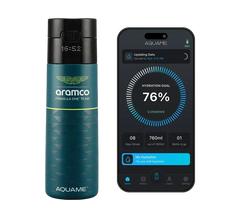 Aston Martin F1 x Aquame Team Smart Water Bottle - Green/Black