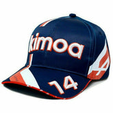 Alpine Racing F1 Team Fernando Alonso Kimoa Dark Blue Hat - Baseball/Flatbrim