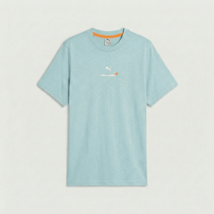 McLaren F1 Kids Core Small Logo T-Shirt - Youth Papaya/Seafoam