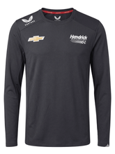 Nascar Hendrick Motorsport Men's Team Long Sleeve Performance T-Shirt - Caviar Black