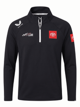 Joe Gibbs Racing Men's Team 1/4 Zip Pullover - Caviar Black