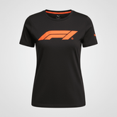 Formula 1 Tech Collection F1 Women's Logo T-Shirt - Black/White
