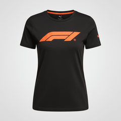 Formula 1 Tech Collection F1 Women's Logo T-Shirt - Black/White