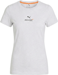 McLaren F1 Women's Core Essentials T-Shirt - Puma Black/White Glow Heather