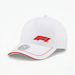 Formula 1 Tech Collection F1 Logo Baseball Hat- Black/Red/White