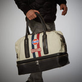 GP Originals Gulf Leather/Canvas Track Sport Dual-Compartment Bag
