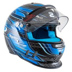 Zamp RZ-67D Helmet (SA2025) - Carbon Blue