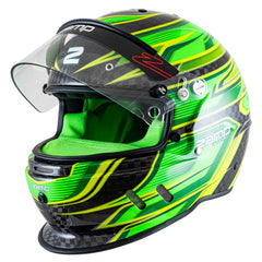 Zamp RZ-67D Helmet (SA2025) - Carbon Green