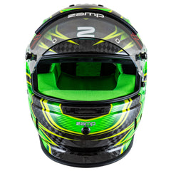 Zamp RZ-67D Helmet (SA2025) - Carbon Green
