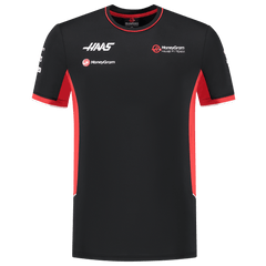 Haas Racing F1 Team Fitted T-Shirt - Black