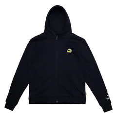 Ayrton Senna F1 Helmet Full Zip Hoodie - Navy