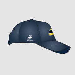 Ayrton Senna F1 Helmet Washed Hat - Navy