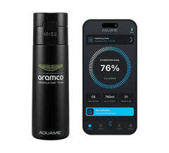 Aston Martin F1 x Aquame Team Smart Water Bottle - Green/Black