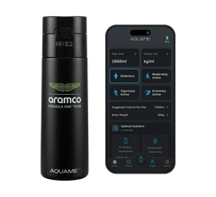 Aston Martin F1 x Aquame Team Smart Water Bottle - Green/Black