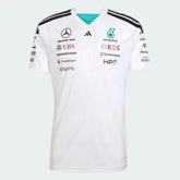 Mercedes - AMG Petronas Formula One 2026 Men's Team Jersey T-Shirt - White/Black