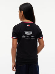 Cadillac F1 Racing Kids 2026 Team T-Shirt - Youth Black/White