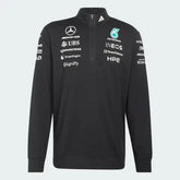 Mercedes - AMG Petronas Formula One 2026 Men's Team 1/4 Zip Sweatshirt - Black