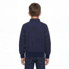 GrandPrix Originals Kids Gulf Roadmaster Bomber Jacket - Youth Navy