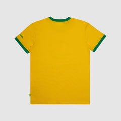 Ayrton Senna F1 Legacy Logo T-Shirt - Blue/Yellow