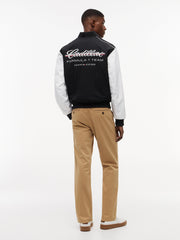 Cadillac F1 Racing Script Varsity Jacket - Black