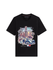 Cadillac F1 Racing Special Edition Miami GP Graphic T-Shirt - Black/White