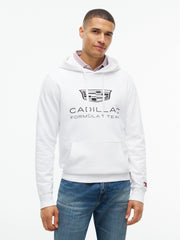 Cadillac F1 Racing Shield Hoodie - Black/White
