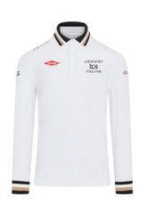 Jaguar Formula E S12 x Reflo Men's Replica Long Sleeve Polo Shirt - White