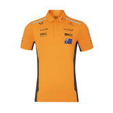 McLaren F1 Men's Oscar Piastri Team Drivers Polo Shirt - Papaya