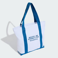 Mercedes - AMG Petronas F1 Special Edition Silverstone Blue Wonder Tote Bag - White