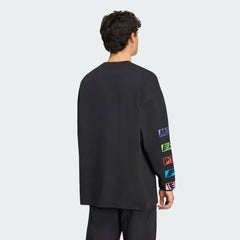 Mercedes - AMG Petronas F1 Men's "Lights On" Long Sleeve T-Shirt - Black