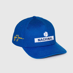 Ayrton Senna F1 Nacional Quilted Hat - Blue